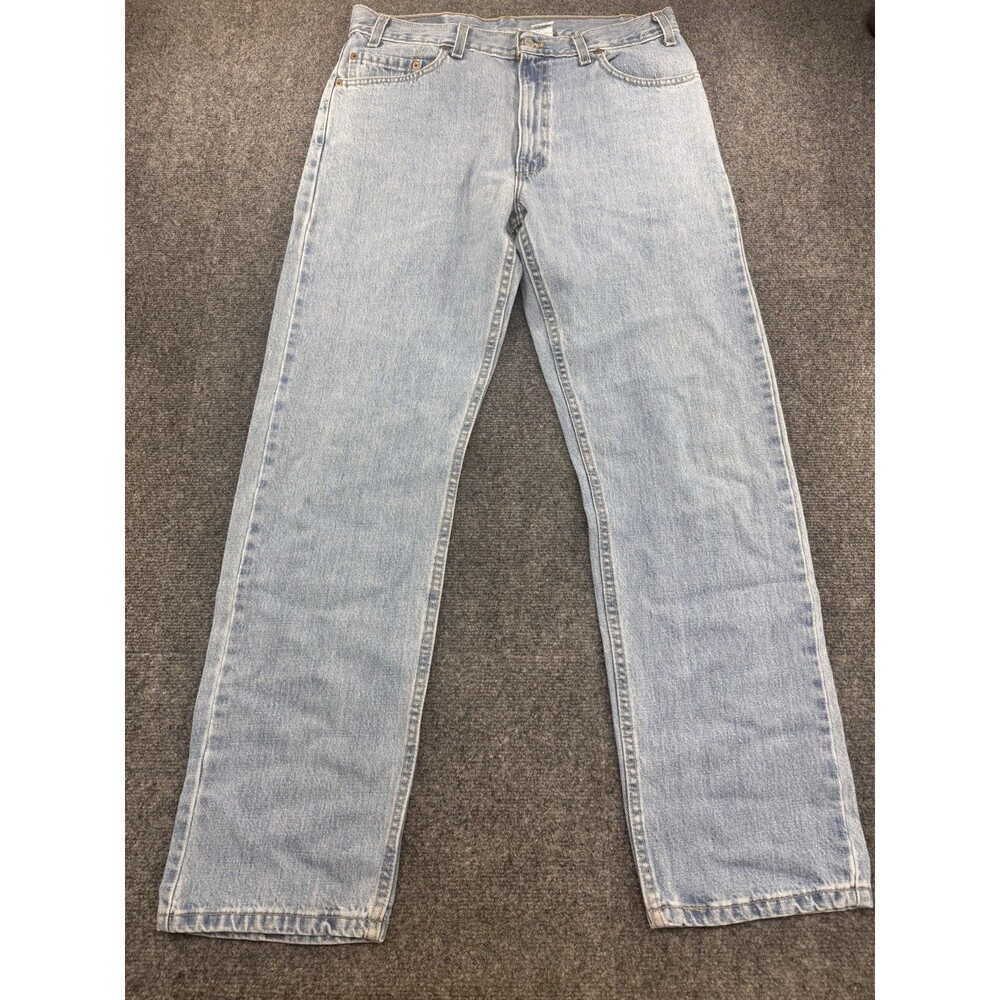 Levi's 505 Mens Vintage Regular Fit Straight Leg Jeans Blue 36x32